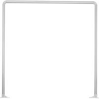 Duschstange silber Aluminium Winkel-Duschstange,silber - silber (90,00/90,00/2,00cm) - Acus