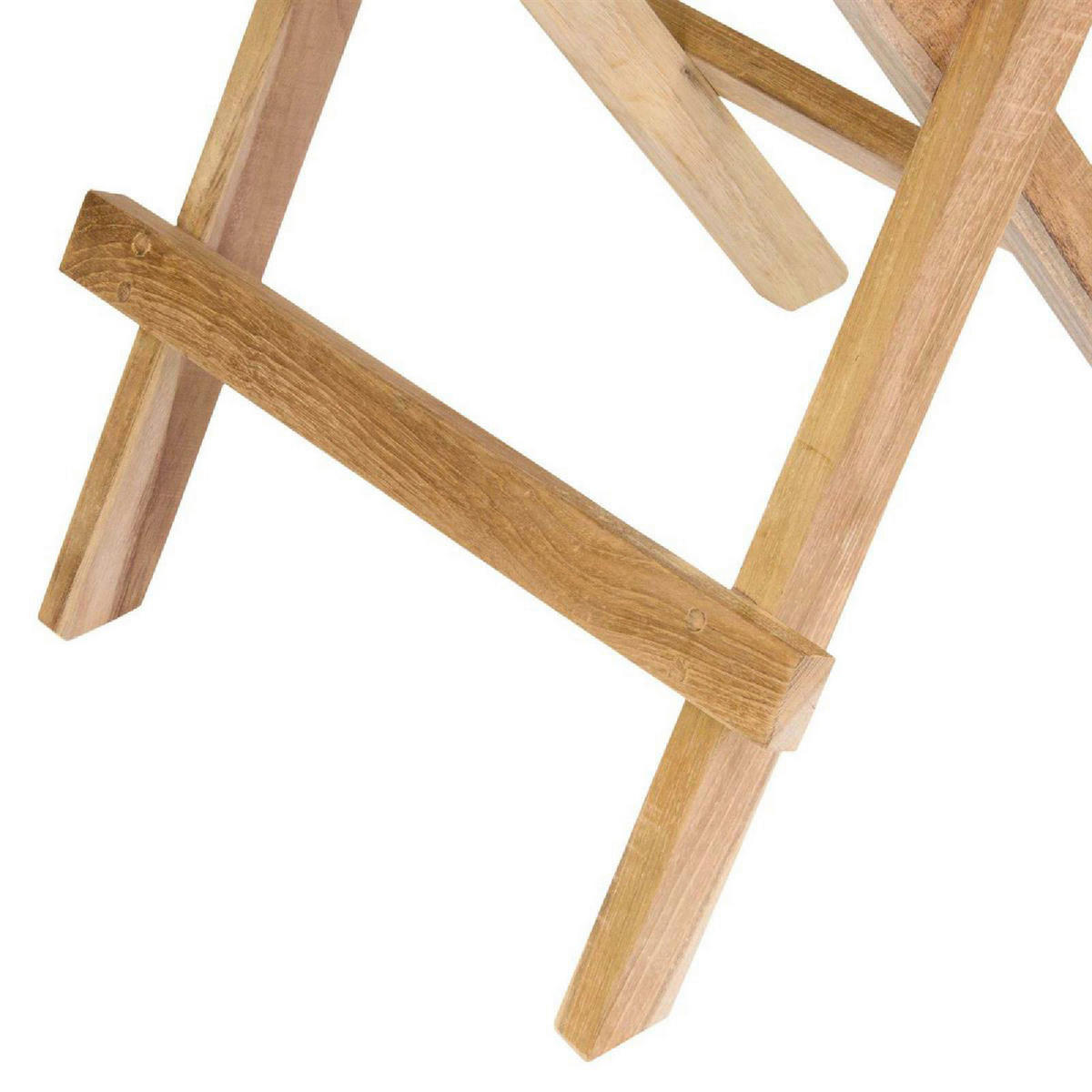 VCM Gartentisch braun Holz B/H/L: ca. 50x50x50 cm Gartentisch - braun (50,00/50,00/50,00cm) - VCM