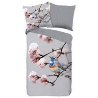 Bettwäsche Yule grau Polyester B/L: ca. 135x200 cm Yule - grau (135,00/200,00cm) - Pure