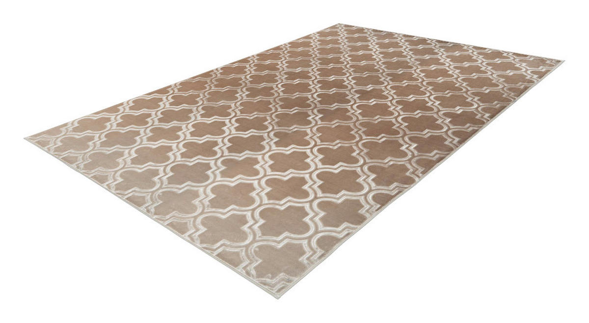 360Living Teppich Monroe taupe B/L: ca. 80x150 cm Monroe - taupe (80,00/150,00cm) - 360Living