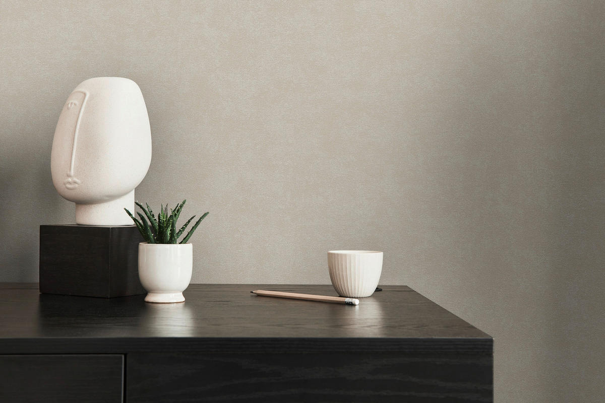 A.S.Creation Vliestapete beige B/H/D: ca. 53x1005x10,2 cm Vliestapete - beige (10,20/1005,00cm) - A.S.Creation