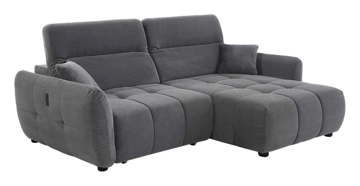Funktionsecke grau Kord B/H/T: ca. 260x106x191 cm Zoom_Funktionsecke - schwarz/grau (260,00/106,00/191,00cm)