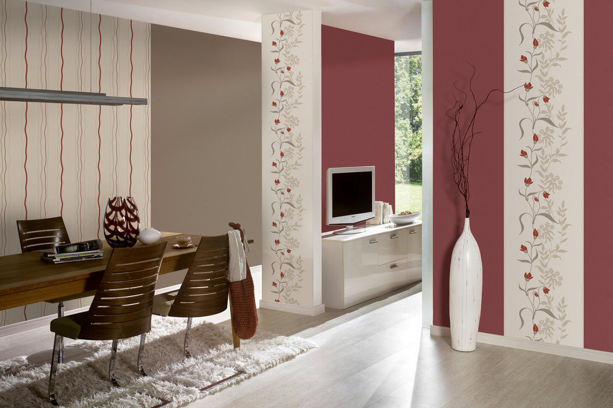 Livingwalls Vliestapete Best of Vlies Floral creme B/L: ca. 53x1005 cm Best of Vlies - creme (53,00/1005,00cm) - Livingwalls