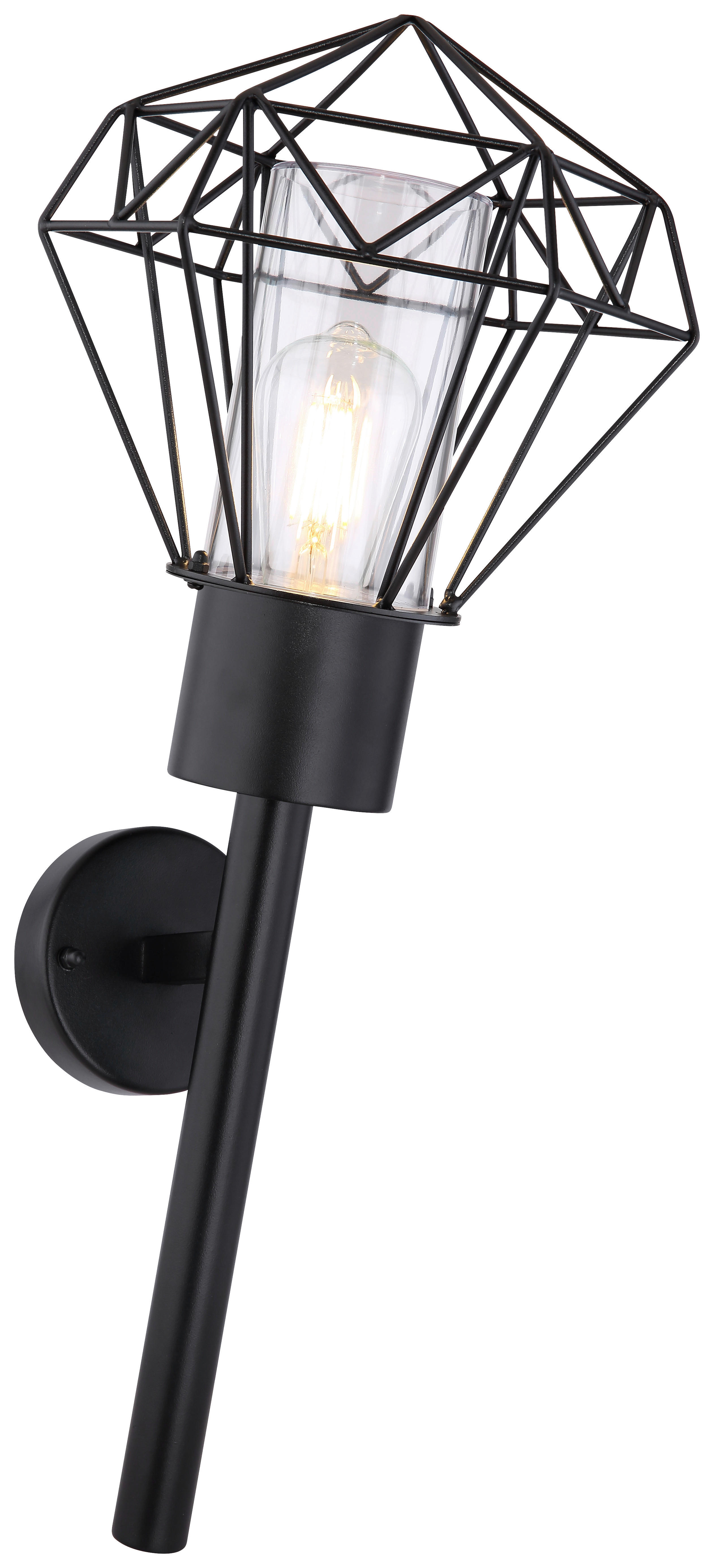 Außenleuchte HORACE 31355W schwarz B/H: ca. 22,5x28,5 cm HORACE - schwarz (22,50/28,50cm) - GLOBO