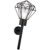 Außenleuchte HORACE 31355W schwarz B/H: ca. 22,5x28,5 cm HORACE - schwarz (22,50/28,50cm) - GLOBO