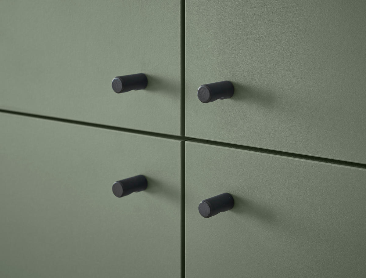 Highboard Alva Eiche Evoke Coast Nachbildung salbei B/H/T: ca. 107x134x40 cm Alva - Eiche/salbei (107,00/134,00/40,00cm)