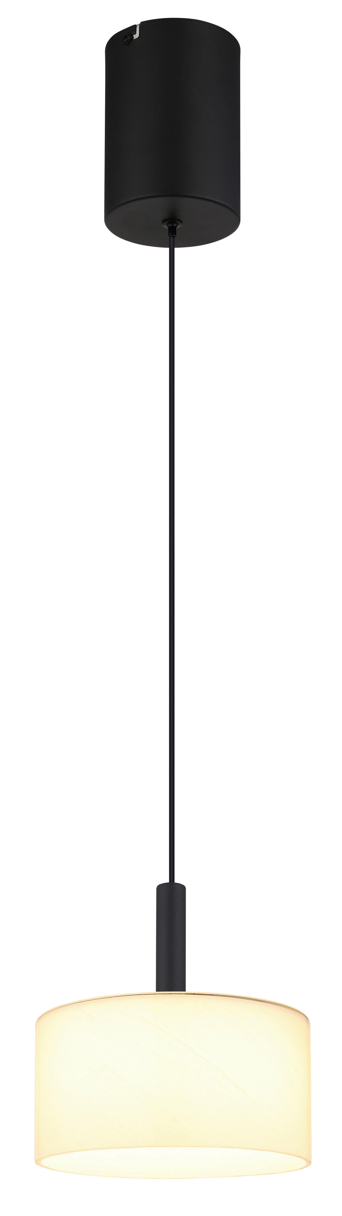 GLOBO Pendelleuchte TRENTON - Opal/mattschwarz (20,00/150,00cm) - GLOBO