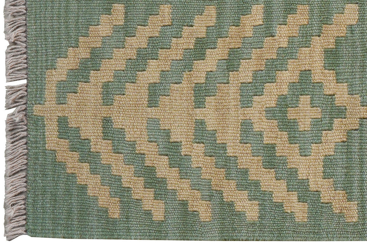 PersaTepp Teppich Kelim Gashgai grün B/H/L: ca. 61x1x88 cm Kelim Gashgai - grün (88,00/61,00/1,00cm) - PersaTepp