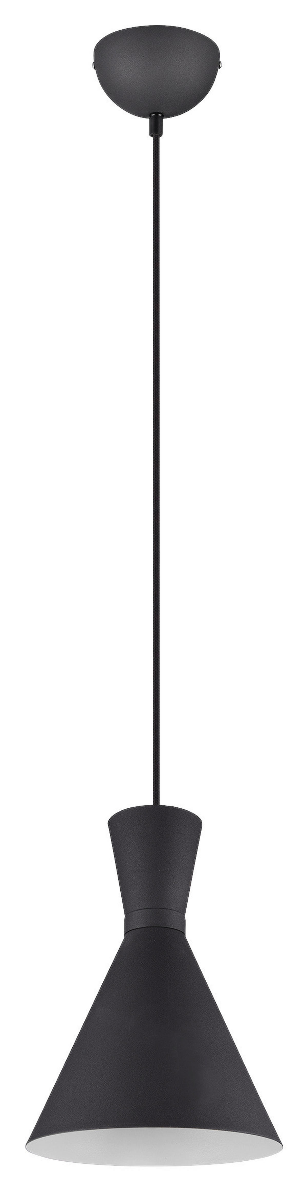 Reality Pendelleuchte schwarz H/D: ca. 150x20 cm E27 1 Brennstellen Enzo - schwarz (20,00/150,00cm) - Reality
