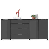 Kommode Santorin anthrazit B/H/T: ca. 226x99x40 cm Santorin - anthrazit (226,00/99,00/40,00cm)