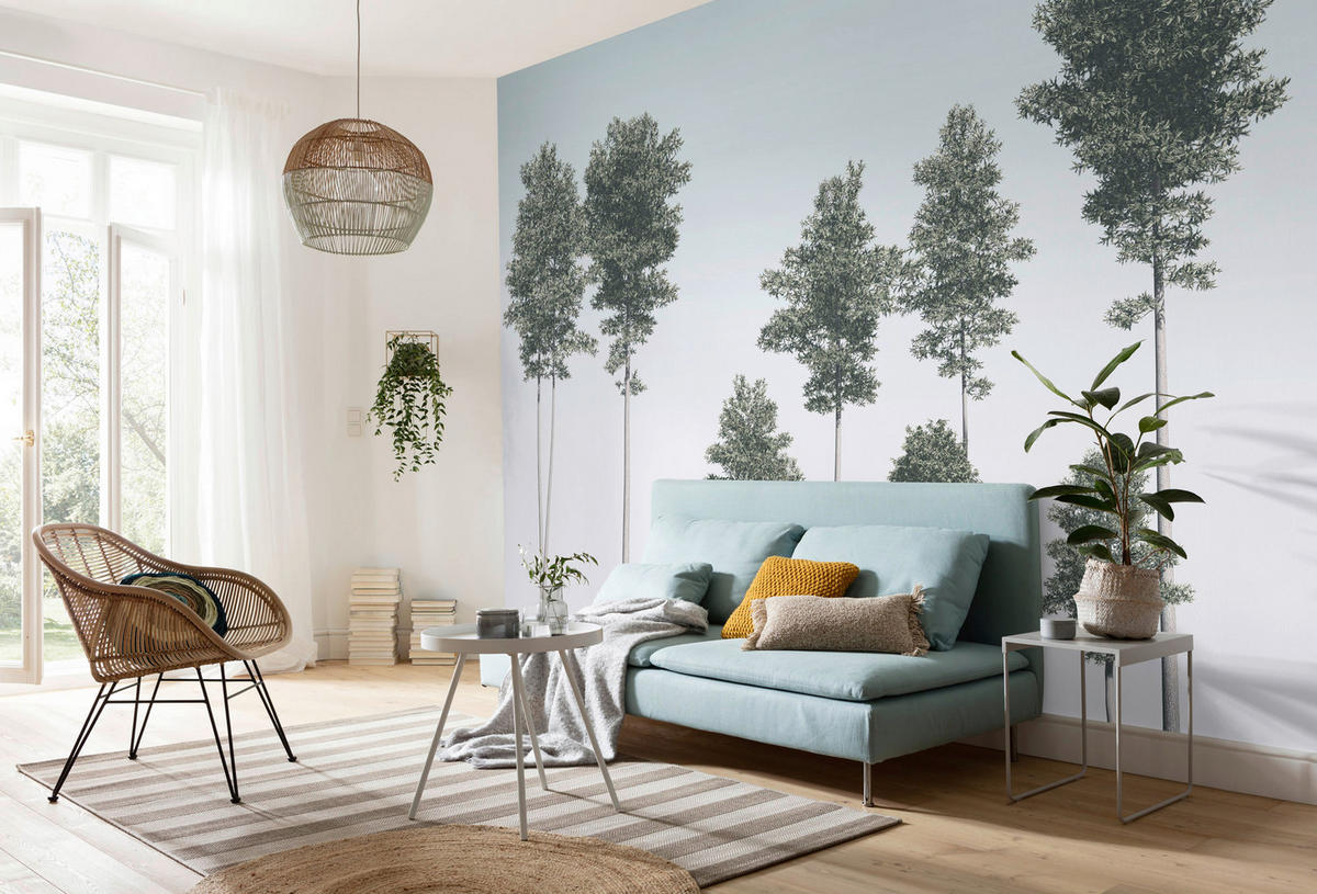 Komar Fototapete Pines B/L: ca. 400x280 cm Pines - (400,00/280,00cm) - Komar