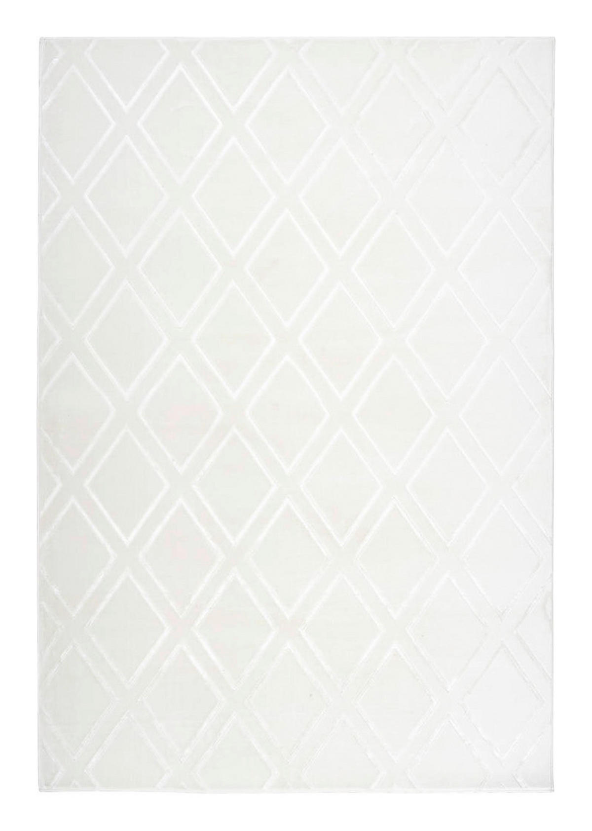 360Living Teppich Monroe weiß B/L: ca. 80x150 cm Monroe - weiß (80,00/150,00cm) - 360Living