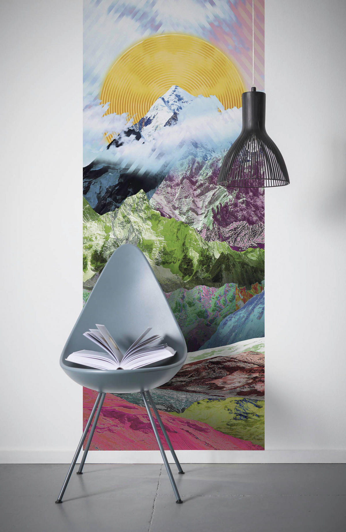 Komar Fototapete Mountain Top Panel B/L: ca. 100x250 cm Mountain Top Panel - (100,00/250,00cm) - Komar