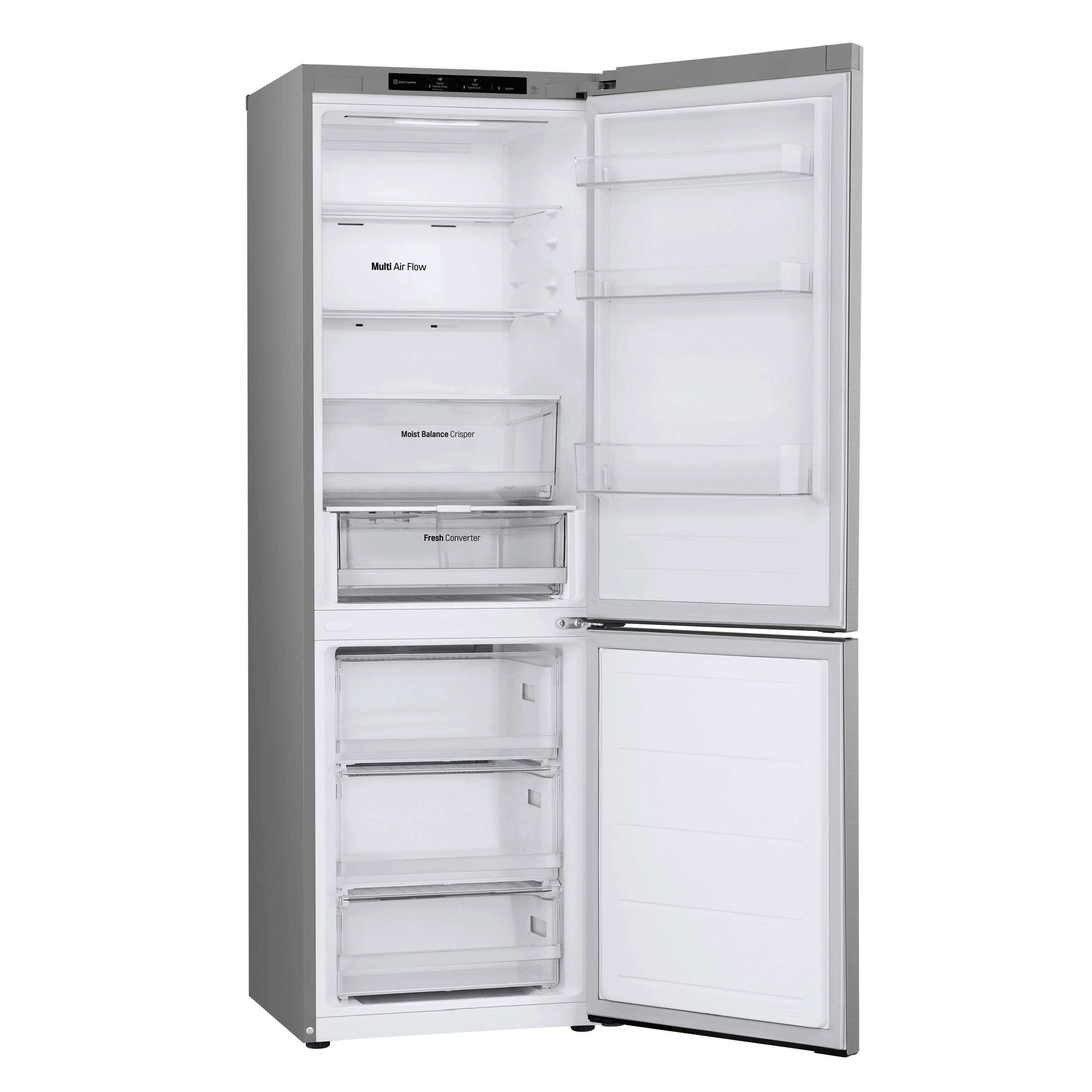 LG Kühl-/Gefrierkombination GBV3200DEP silber B/H/T: ca. 59,5x186x68,5 cm Kühl-/Gefrierkombi GBV3100DPY - silber (59,50/186,00/68,50cm) - LG
