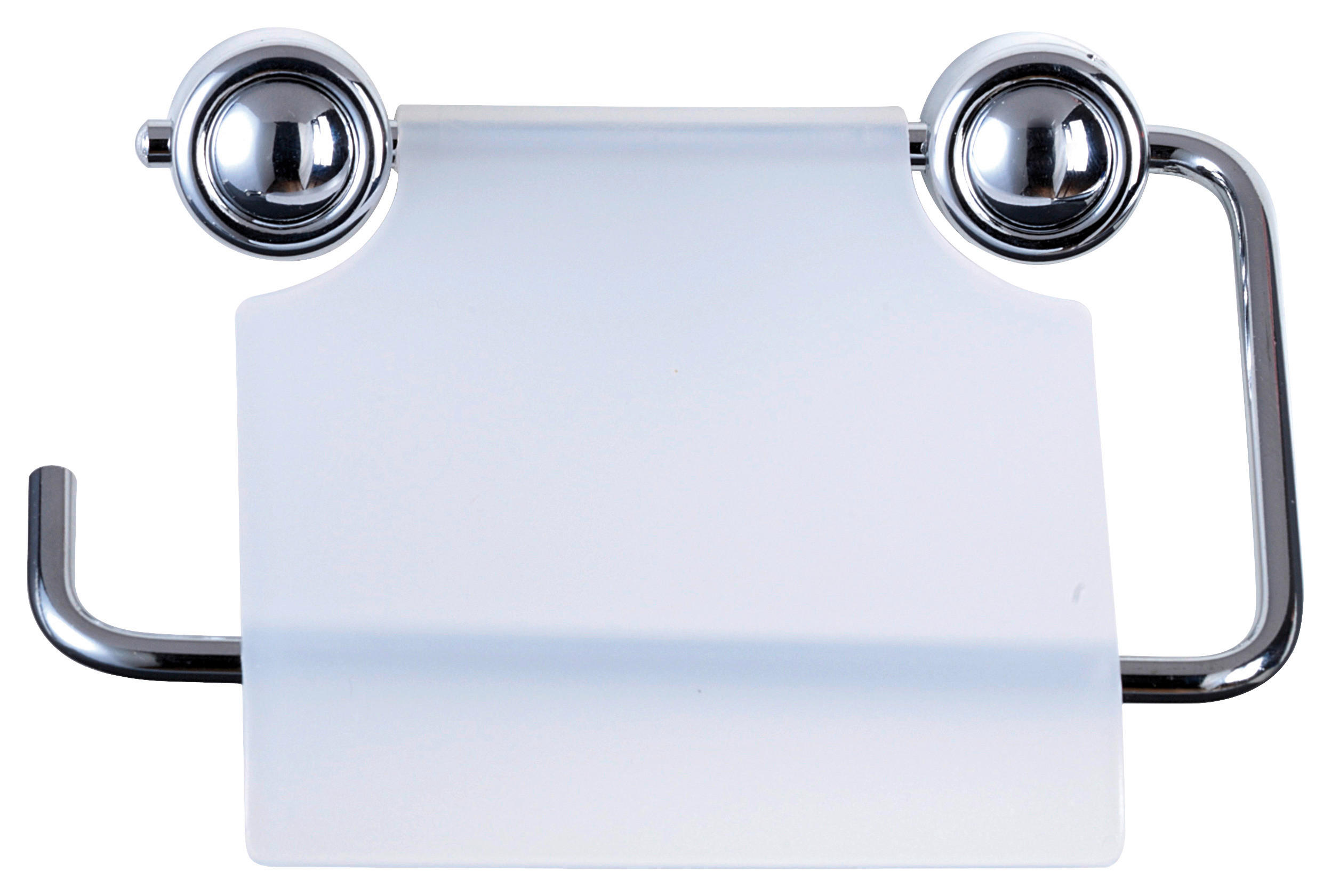 Toilettenpapierhalter silber Eisen B/H/L: ca. 15x13x3 cm WC-Papierhalter_Atlantik 280030 - silber (3,00/15,00/13,00cm) - Axentia