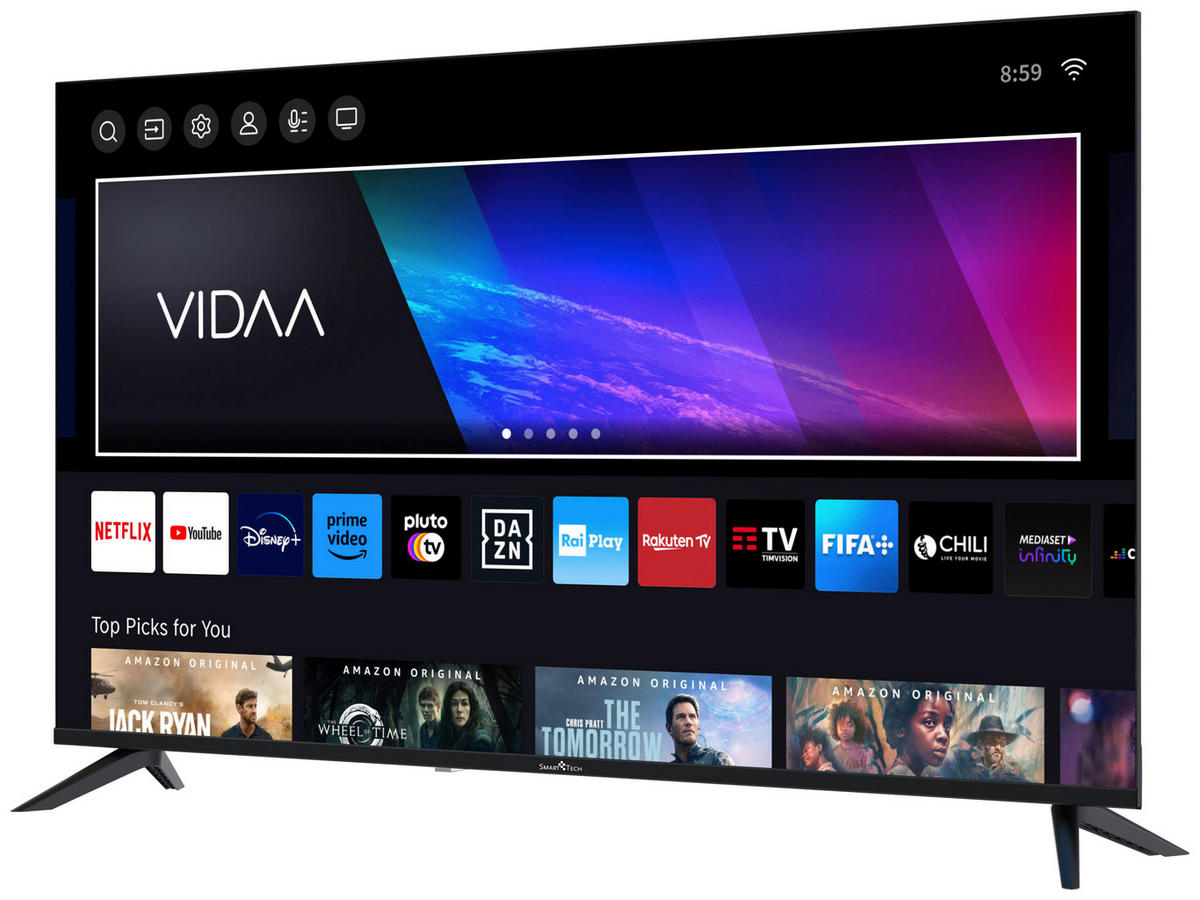 Smart-Tech LED-TV 50UV10V1 D: ca. 126 cm LED-TV_50"_4K_50UV10V1_SmartTech - (126,00cm) - Smart-Tech