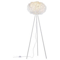 Just Light Smarte Stehleuchte PN11212-16 Naomi weiß Eisen Kunststoff Stoff H/D: ca. 140x47 cm E27 1 Brennstellen Naomi - weiß (47,00/140,00cm) - Just Light