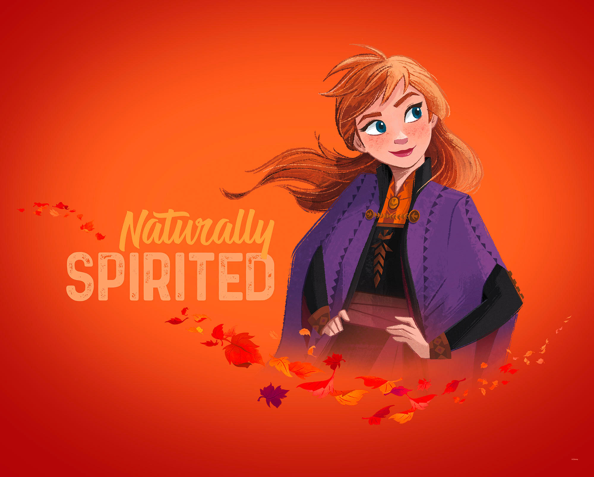 Komar Poster Frozen 2 Anna Autumn Spirit Disney B/L: ca. 50x40 cm günstig online kaufen