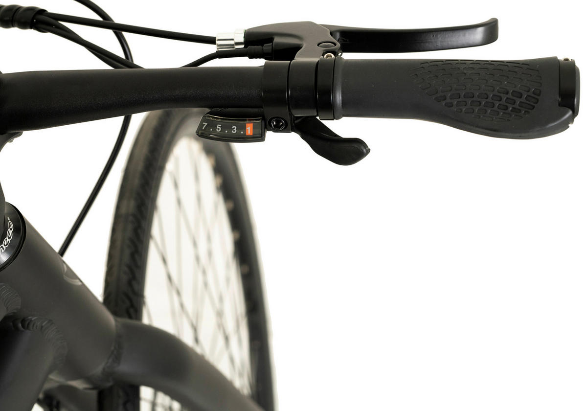 TOTEM E-Bike HMR 317E 28 Zoll Rahmenhöhe 52 cm 7 Gänge schwarz schwarz ca. 250 W ca. 28 Zoll HMR - schwarz - TOTEM