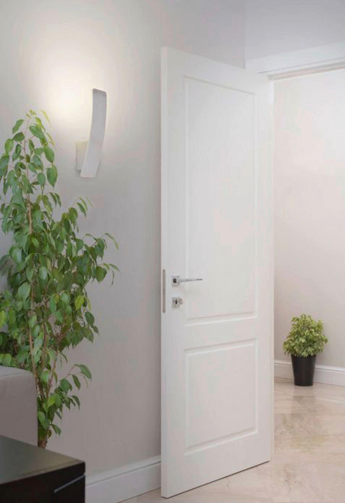 Näve Leuchten LED Wandleuchte NV1154726 weiß Aluminium B/H/T: ca. 7x30x8 cm 1 Brennstellen Stan - weiß (7,00/30,00/8,00cm) - Näve Leuchten