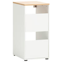 Unterschrank Solea weiß matt Eiche hell Nachbildung B/H/T: ca. 45,1x95,8x60 cm Solea - Eiche/weiß (45,10/95,80/60,00cm) - Schildmeyer