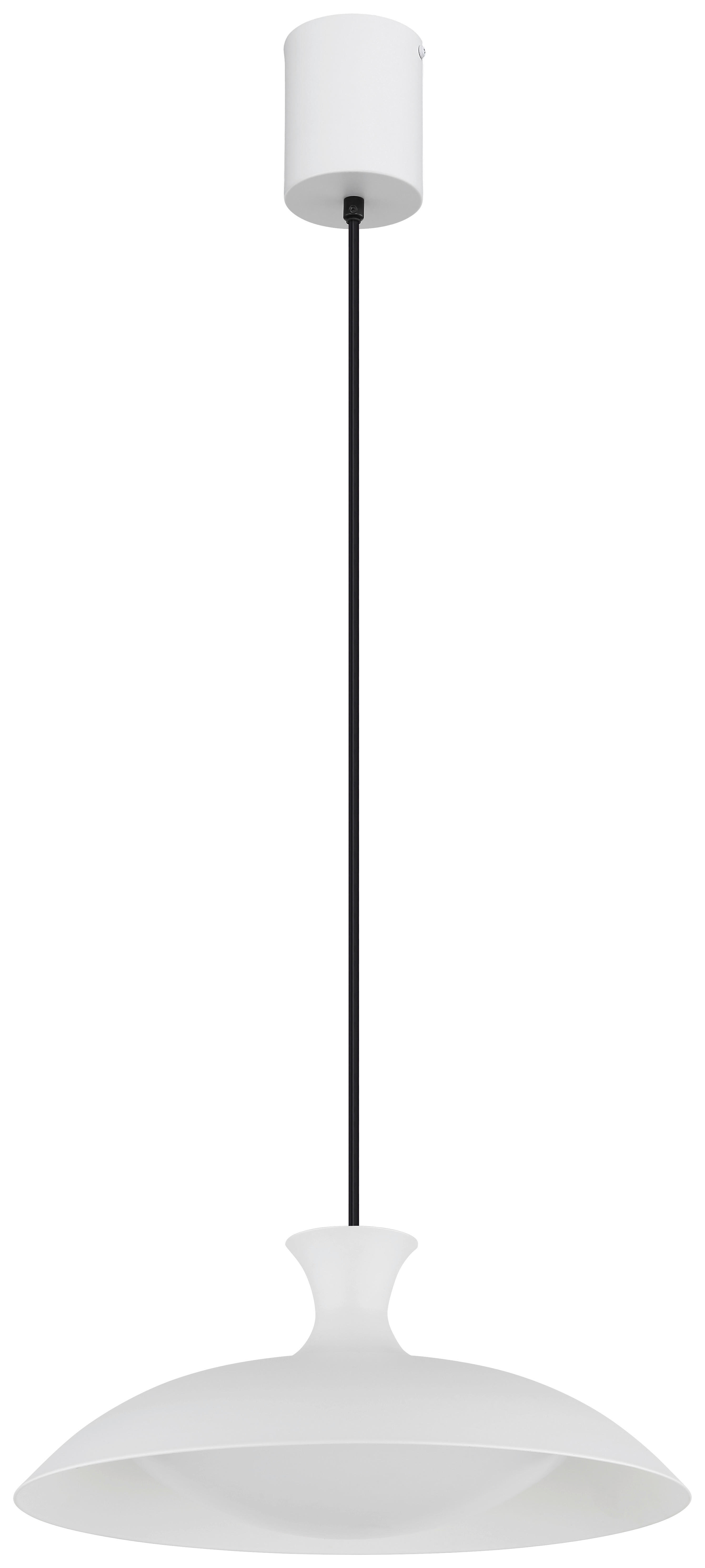 GLOBO Pendelleuchte weiß Metall H/D: ca. 150x40 cm 1.0 Brennstellen Rocha - weiß (40,00/150,00cm) - GLOBO