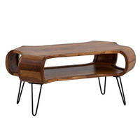 Couchtisch braun B/H/T: ca. 100x47x60 cm Couchtisch - braun (100,00/47,00/60,00cm) - Wohnling
