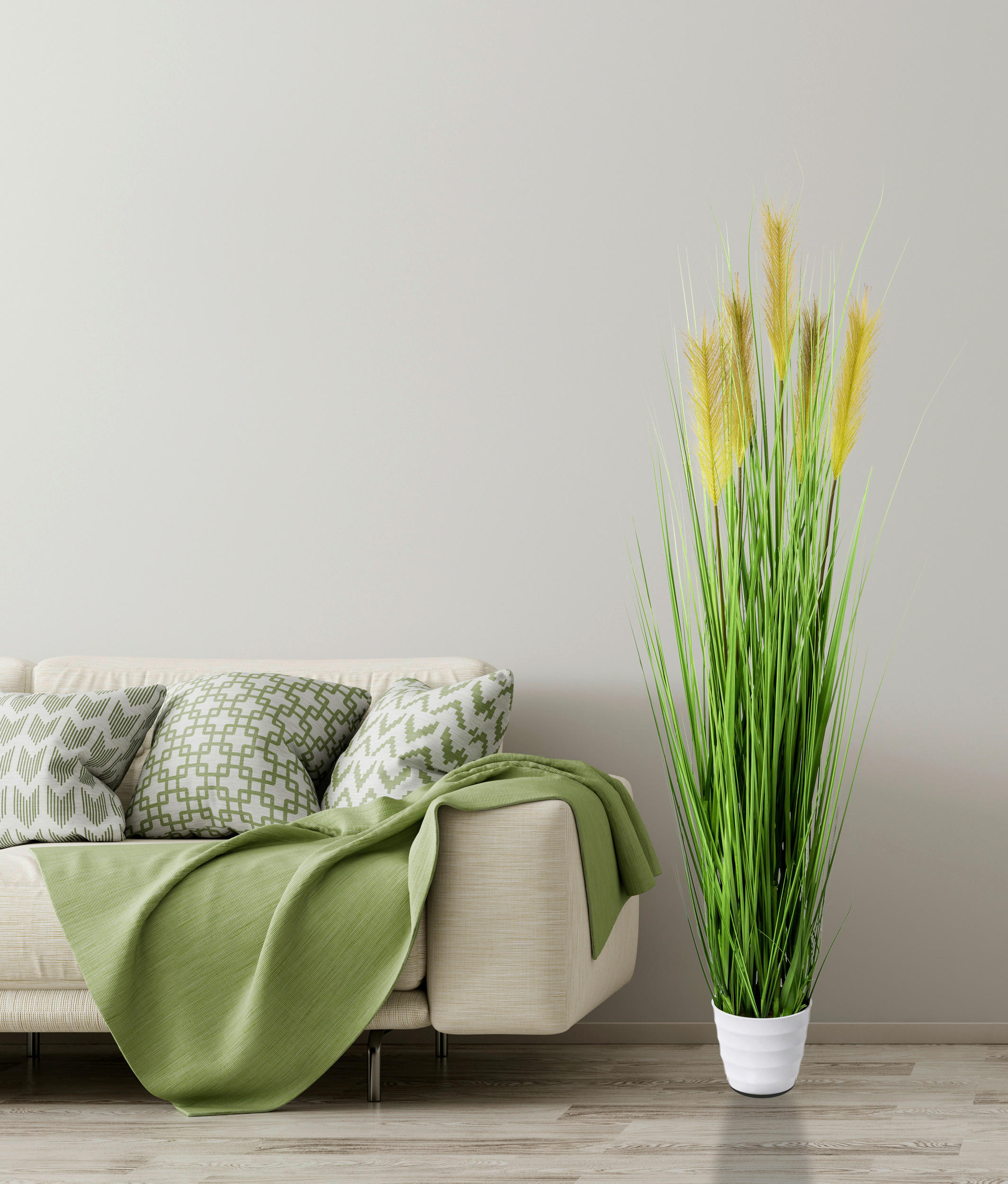 Thumbnail - Grasarrangement grün Kunststoff H: ca. 150 cm