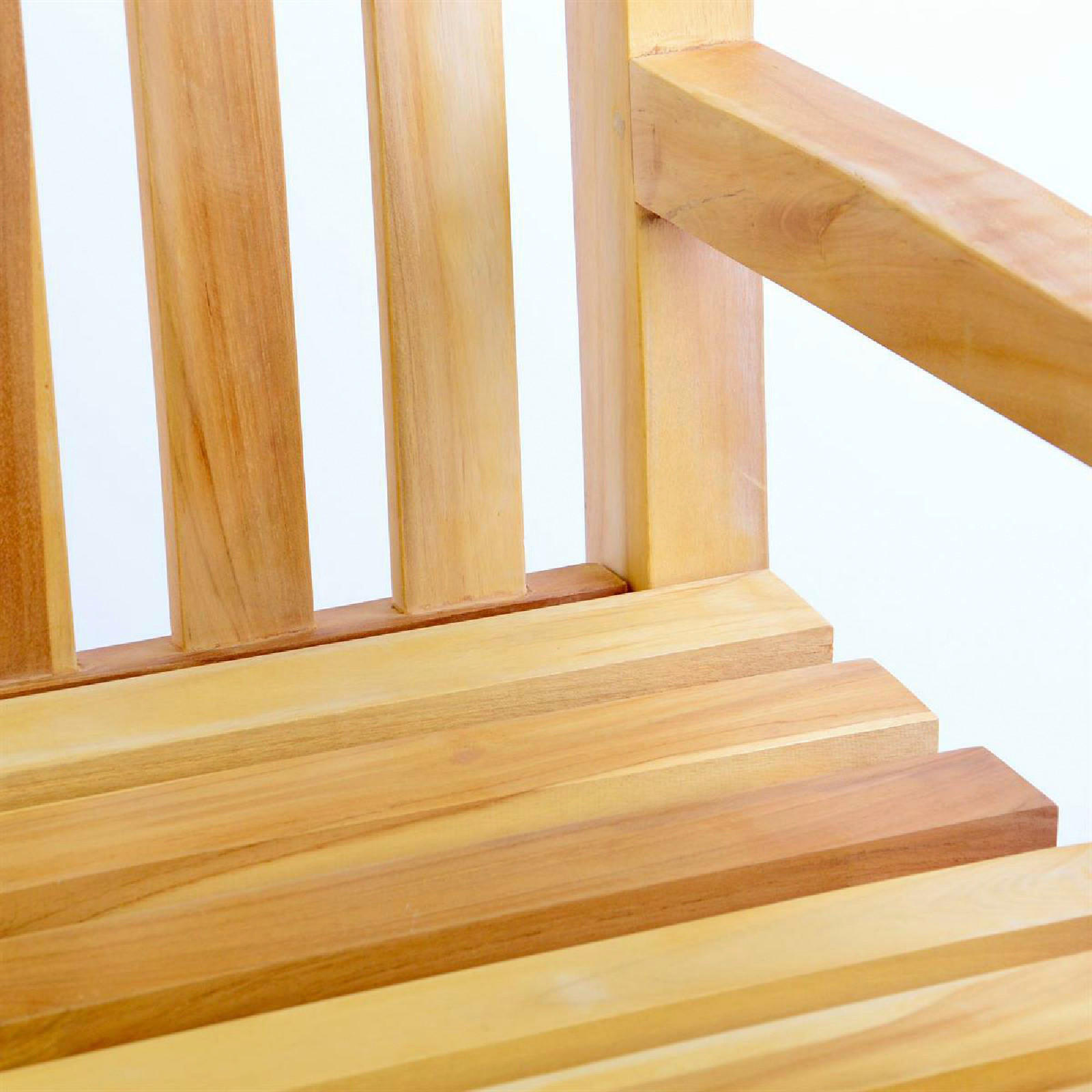 Thumbnail - VCM Gartenbank natur Holz B/H/T/L: ca. 62x90x50x120 cm