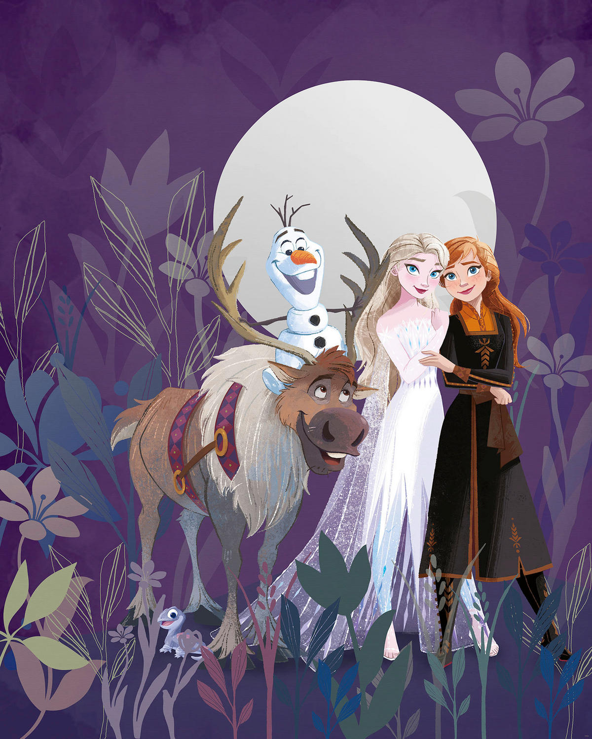 Komar Fototapete Frozen Full Moon Hike B/L: ca. 200x250 cm Frozen Full Moon Hike - (200,00/250,00cm) - Komar