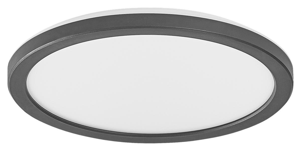 LEDVANCE Deckenleuchte Orbis 752863 schwarz weiß Kunststoff H/D: ca. 2,7x23,5 cm Orbis Ultra Slim - weiß/schwarz (23,50/2,70cm) - LEDVANCE