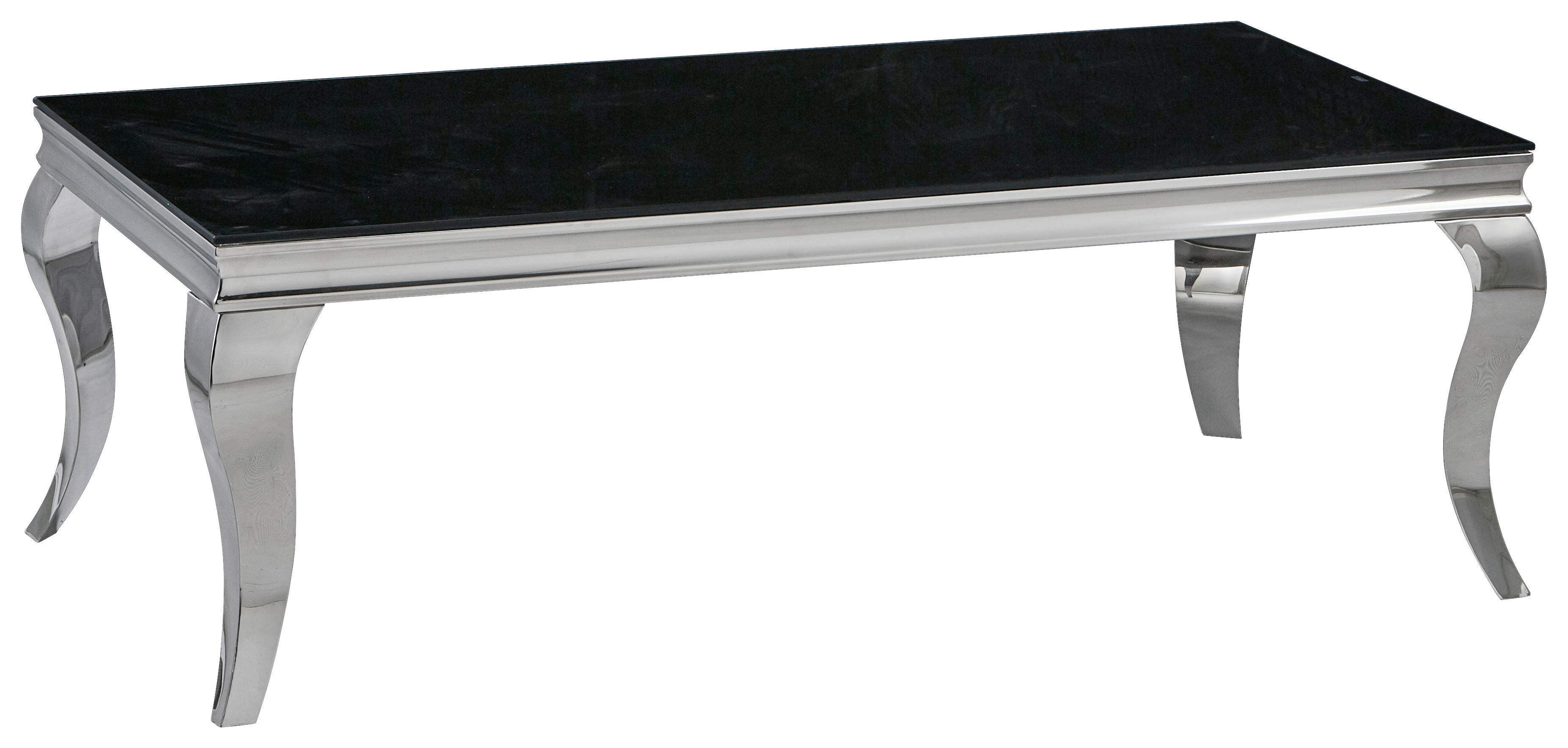 Glascouchtisch Orient schwarz lackiert B/H/T: ca. 130x45x70 cm Orient - schwarz (130,00/45,00/70,00cm)