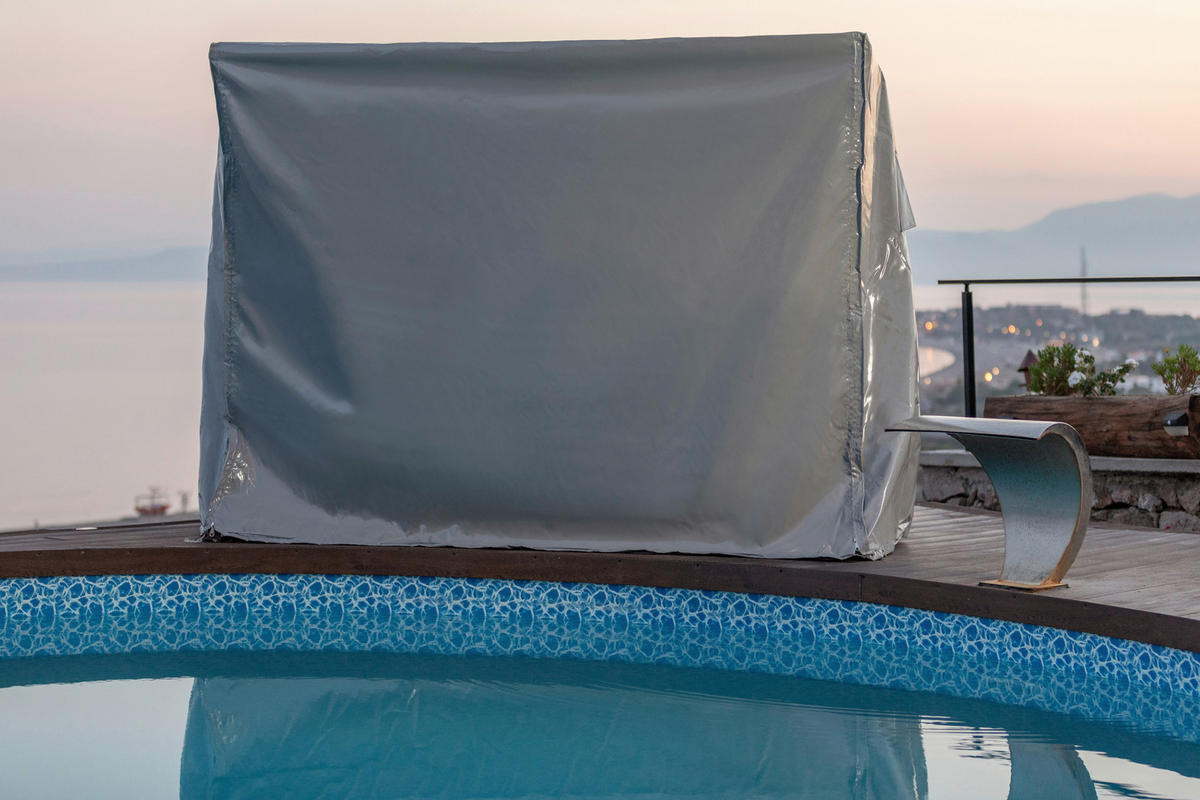 Westmann Abdeckung Pera 2000 grau Polyester B/H/L: ca. 193x187x121 cm Pera 2000 - grau (121,00/193,00/187,00cm) - Westmann