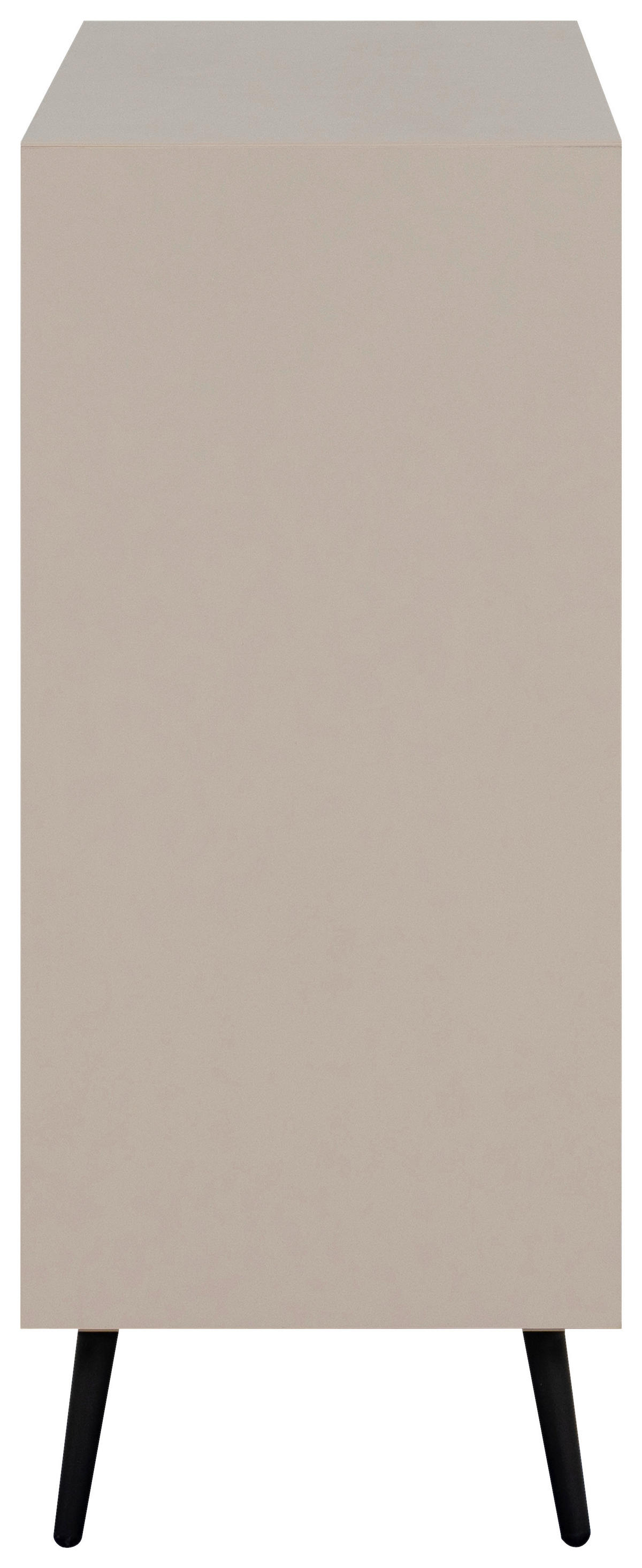 Kommode Arona sand schwarz B/H/T: ca. 135x90x38 cm Arona - sand/schwarz (135,00/90,00/38,00cm)