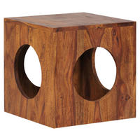 Beistelltisch rosenholz Holz B/H/T: ca. 35x35x35 cm Beistelltisch MUMBAI - rosenholz (35,00/35,00/35,00cm) - Wohnling