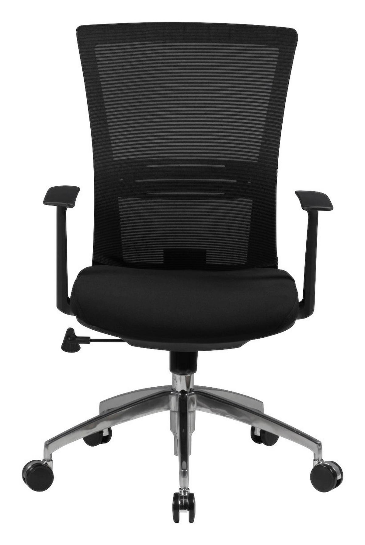 Drehstuhl schwarz Bürostuhl - schwarz (63,00/107,00/70,00cm) - Amstyle