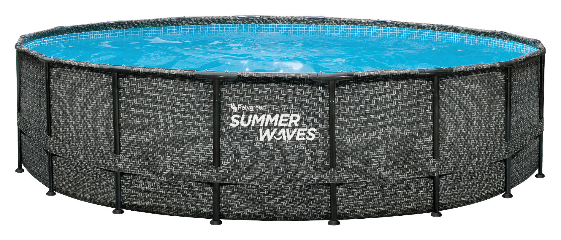 Summer Waves Poolset Elite H/D: ca. 132x549 cm Elite - grau (549,00/132,00cm) - Summer Waves