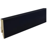 Sockelleiste Sockelleiste 58mm matt schwarz