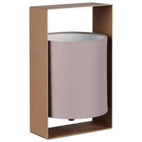 Reality Tischleuchte kaffee Metall B/H/T: ca. 16x27x15 cm E27 1 Brennstellen Pail - kaffee (16,00/27,00/15,00cm) - Reality