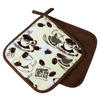 Topflappen Topflappen_Cafe_2tlg. 18x18cm - beige/braun (18,00/18,00cm)