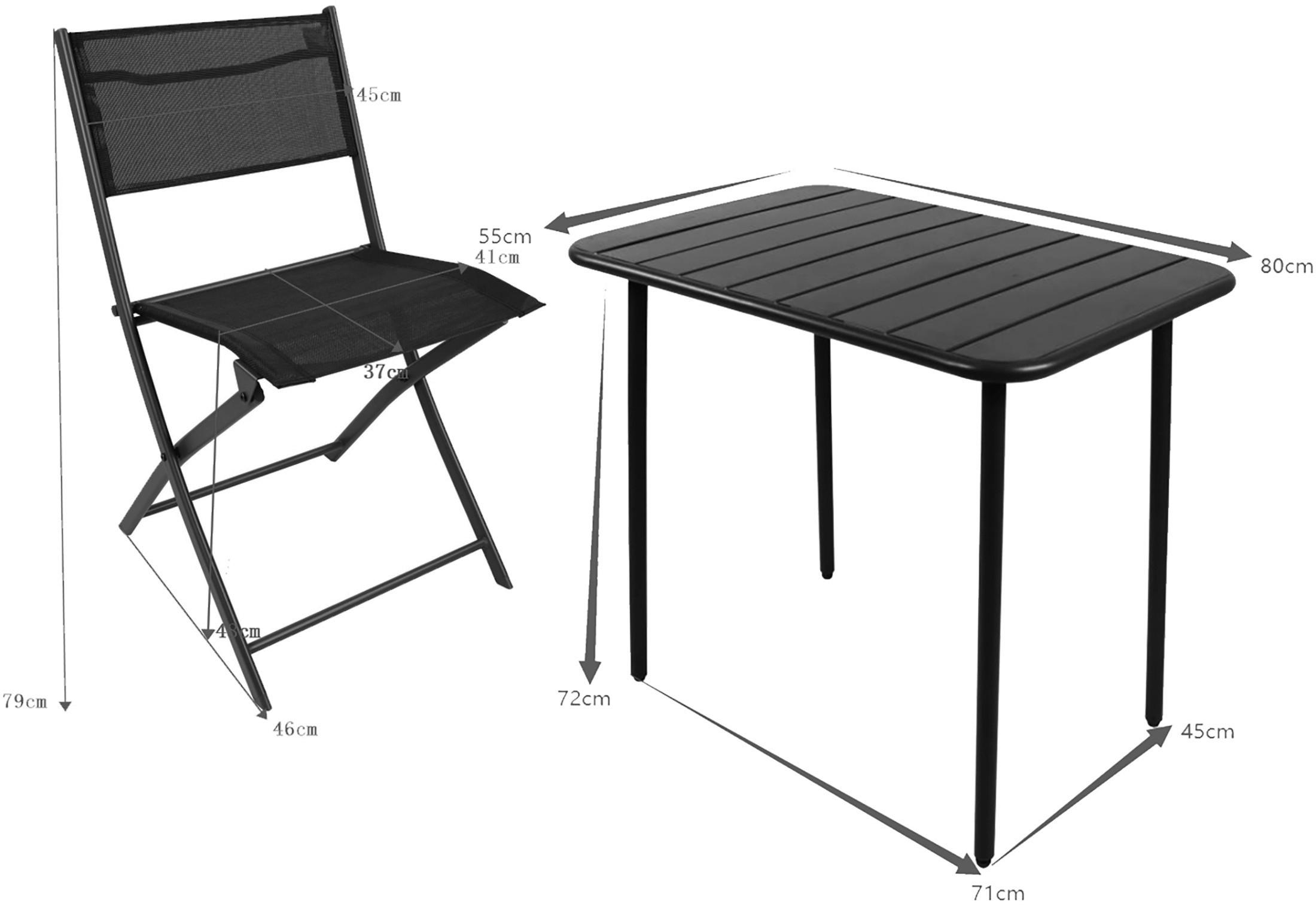 VCM Gartensitzgruppe Sumila rot Stahl B/...