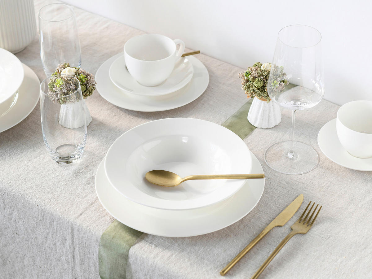 cremeweiß tlg. POCO Royal Fleur ▷ 30 CreaTable kaufen Porzellan bei online Kombiservice