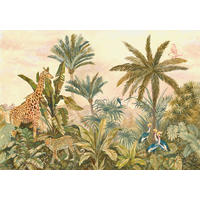 Komar Fototapete Tropical Vintage Garden B/L: ca. 400x280 cm Tropical Vintage Garden - (400,00/280,00cm) - Komar