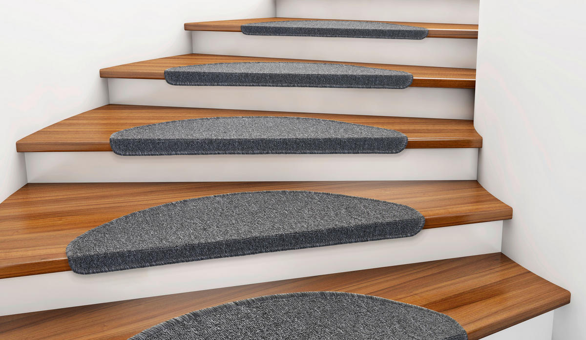 Stufenmatte Alaska dunkelgrau B/L: ca. 25x65 cm Alaska - dunkelgrau (25,00/65,00cm)