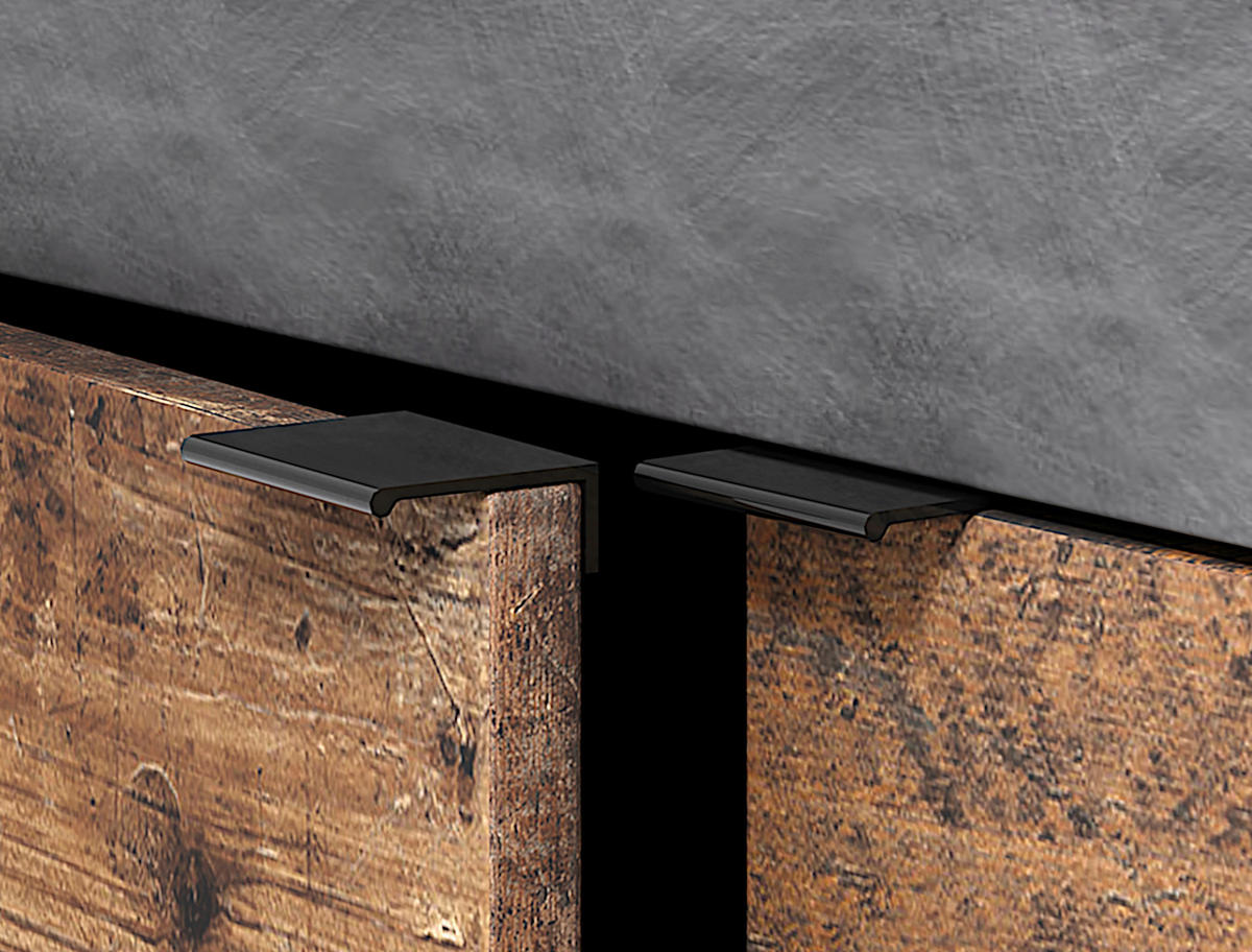 Kommode LUNEA Eiche Matera Nachbildung Eiche Old Wood Nachbildung B/H/T: ca. 180x86x41,7 cm LUNEA - Eiche (180,00/86,00/41,70cm) - WIPMEB
