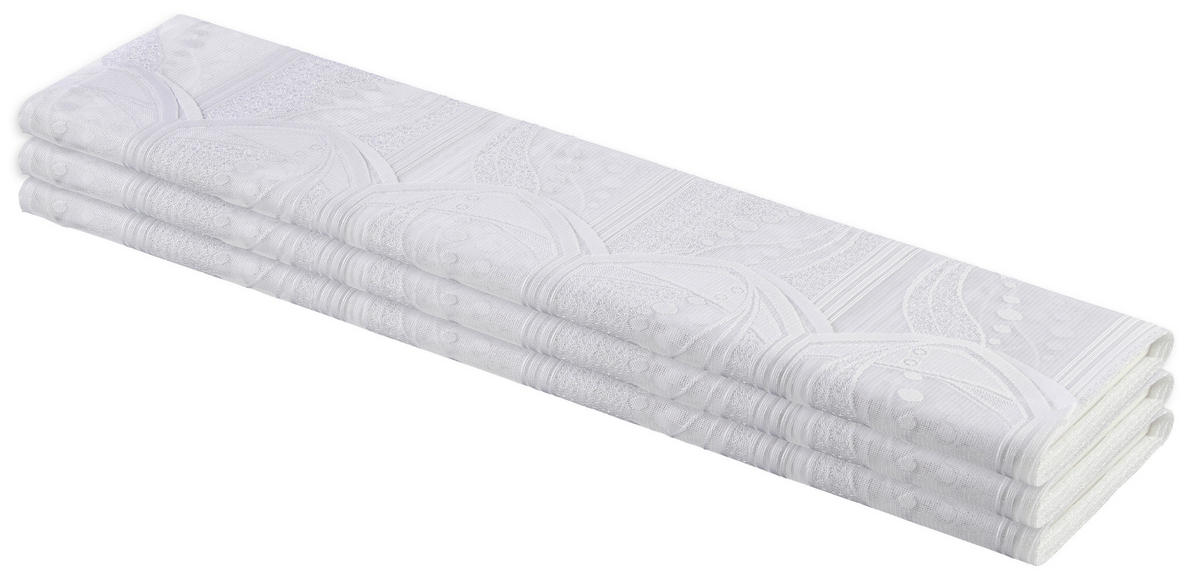 Scheibengardinen-Meterware Dea weiß H: ca. 120 cm Dea - weiß (120,00cm)