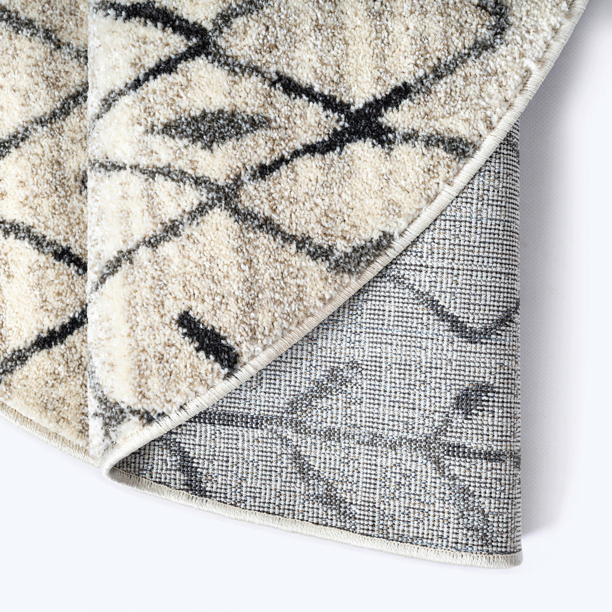 Sanat Teppich creme B/L: ca. 120x120 cm Teppich_Boho_8200_120x120 - creme (120,00/120,00cm) - Sanat