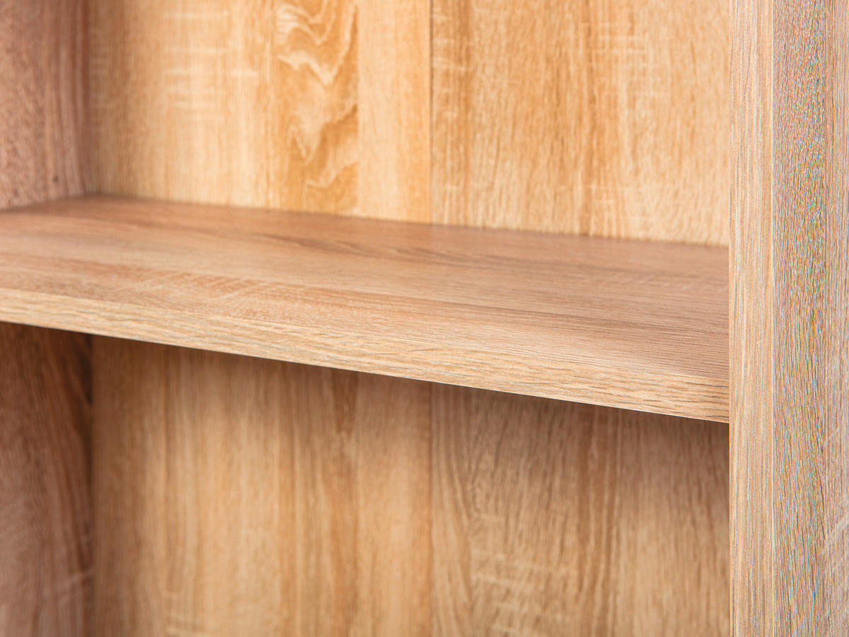 Regal Parini 4 Eiche Sonoma Nachbildung B/H/T: ca. 60x180x30 cm Parini 4 - Eiche (60,00/180,00/30,00cm) - Inter Link