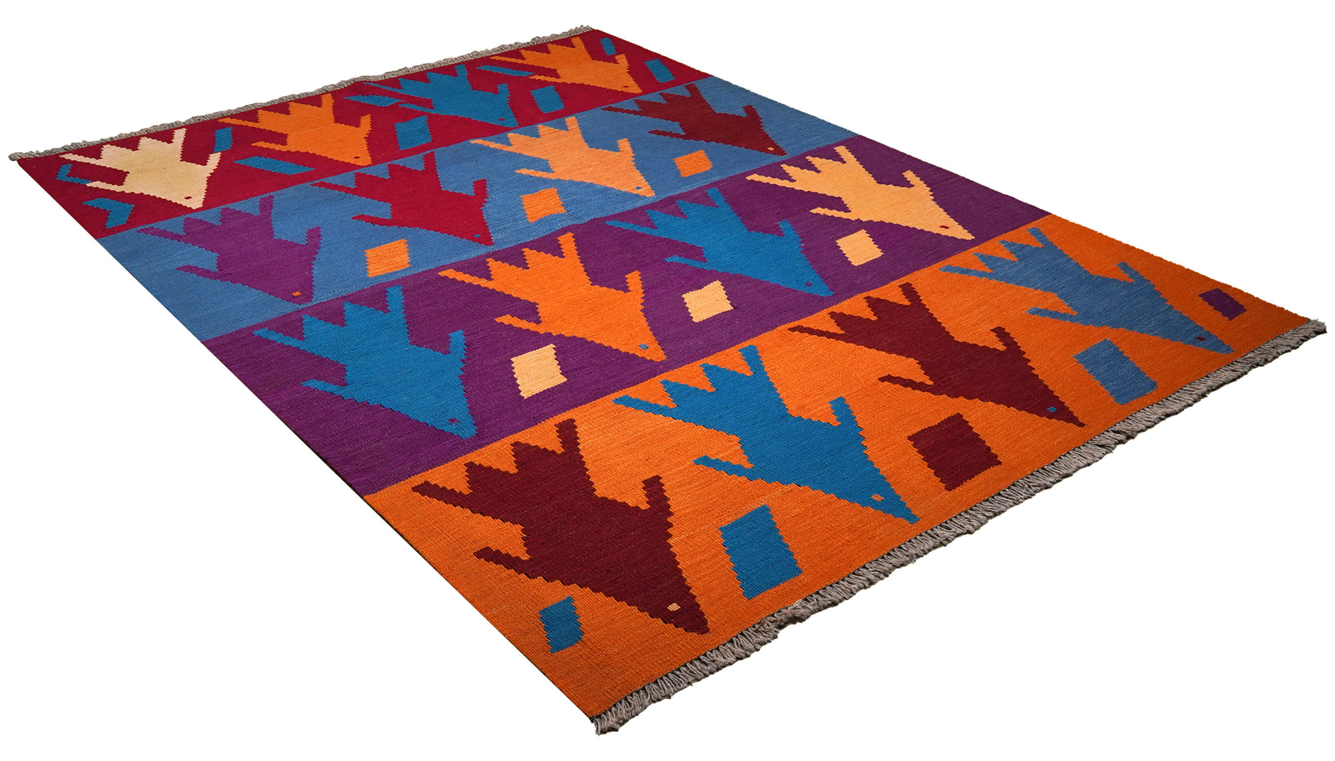 Teppich multicolor B/L: ca. 172x219 cm Teppich Kelim Gashgai - multicolor (172,00/219,00cm)