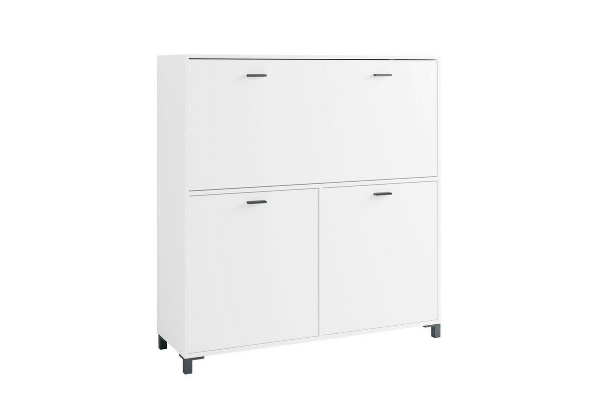 Sekretär MONTANA weiß B/H/T: ca. 120x127x40 cm MONTANA - weiß (120,00/127,00/40,00cm) - byLIVING